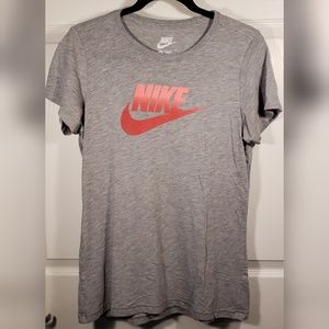Nike gray and corral athletic top size XL
